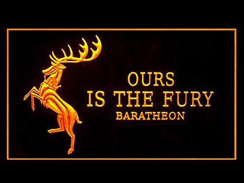Game of Thrones Ours Is The Fury LED Neon Sign
